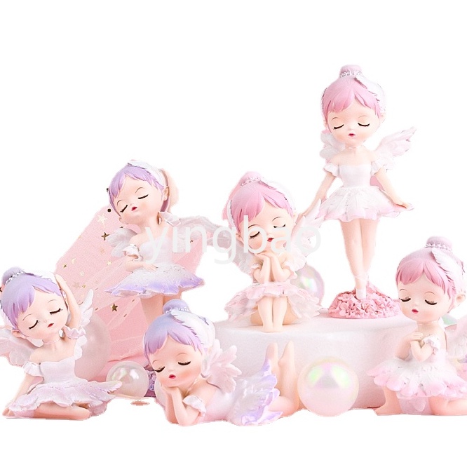 Phụ Kiện Trang Trí Bánh Kem Hình Búp Bê Công Chúa Bella Hoạt Hình Dễ Thương Dành Cho Bé Gái