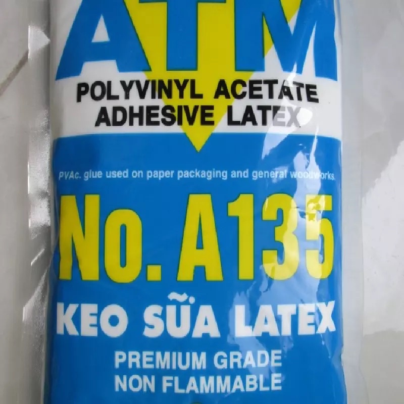 Keo sữa ATM LATEX A135 lọ chiết 150ml- keo sữa chuyên dụng dán giấy, gỗ, gạch đá
