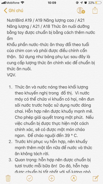 Bột Nutri A19/2024 - A21/2024 gói lẻ 100g