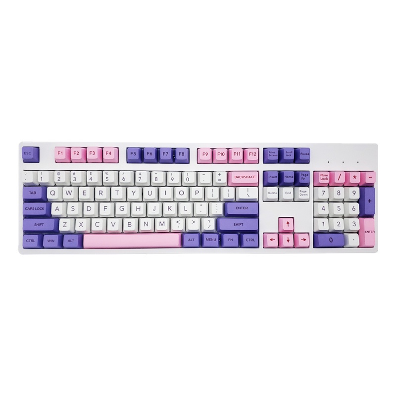 Keycap bàn phím cơ PBT nhuộm thăng hoa cho bàn phím 108/104/87/61 phím OEM cá tính chủ đề hoạt hình trò chơi