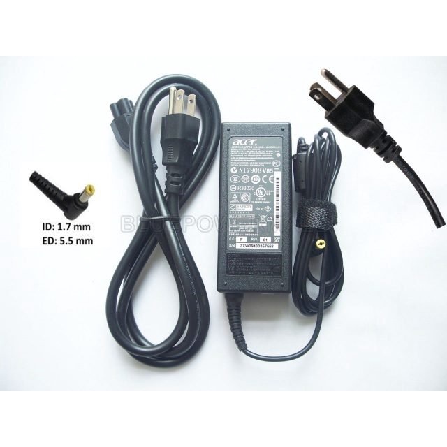 Sạc Laptop Acer 19V–3.42A – 65W  - Sạc Máy Tính Acer