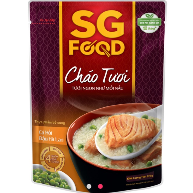 Cháo Tươi SG FOOD Đủ Mùi 270g