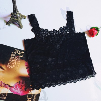 Áo ren dáng croptop | BigBuy360 - bigbuy360.vn