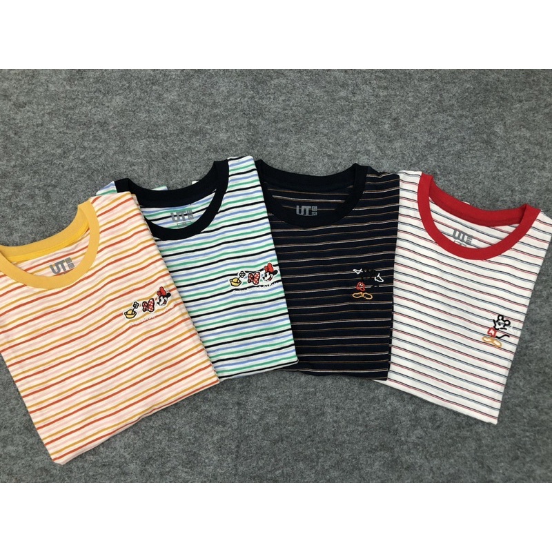 ÁO THUN SỌC THÊU MICKEY