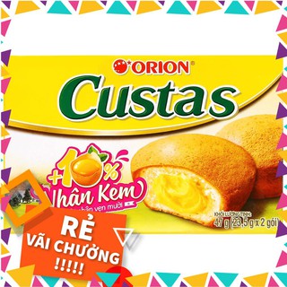 Bánh kem trứng Custas hộp 47g (2 cái)