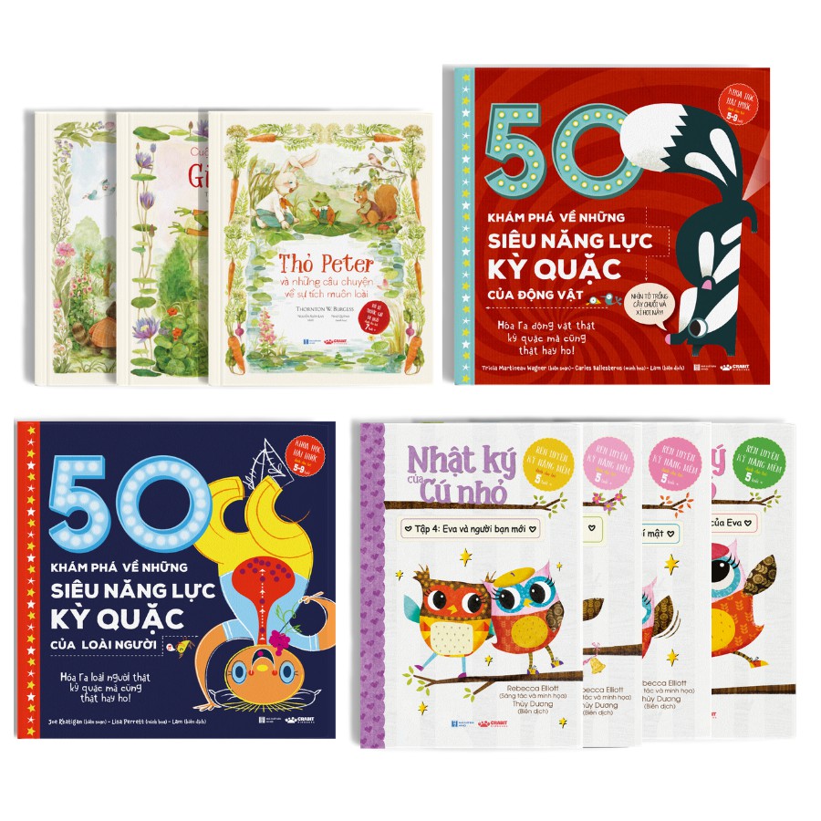 Combo Sách Hay Dành Cho Trẻ Từ 9 tuổi (Bộ 11 cuốn) - Crabit Kidbooks