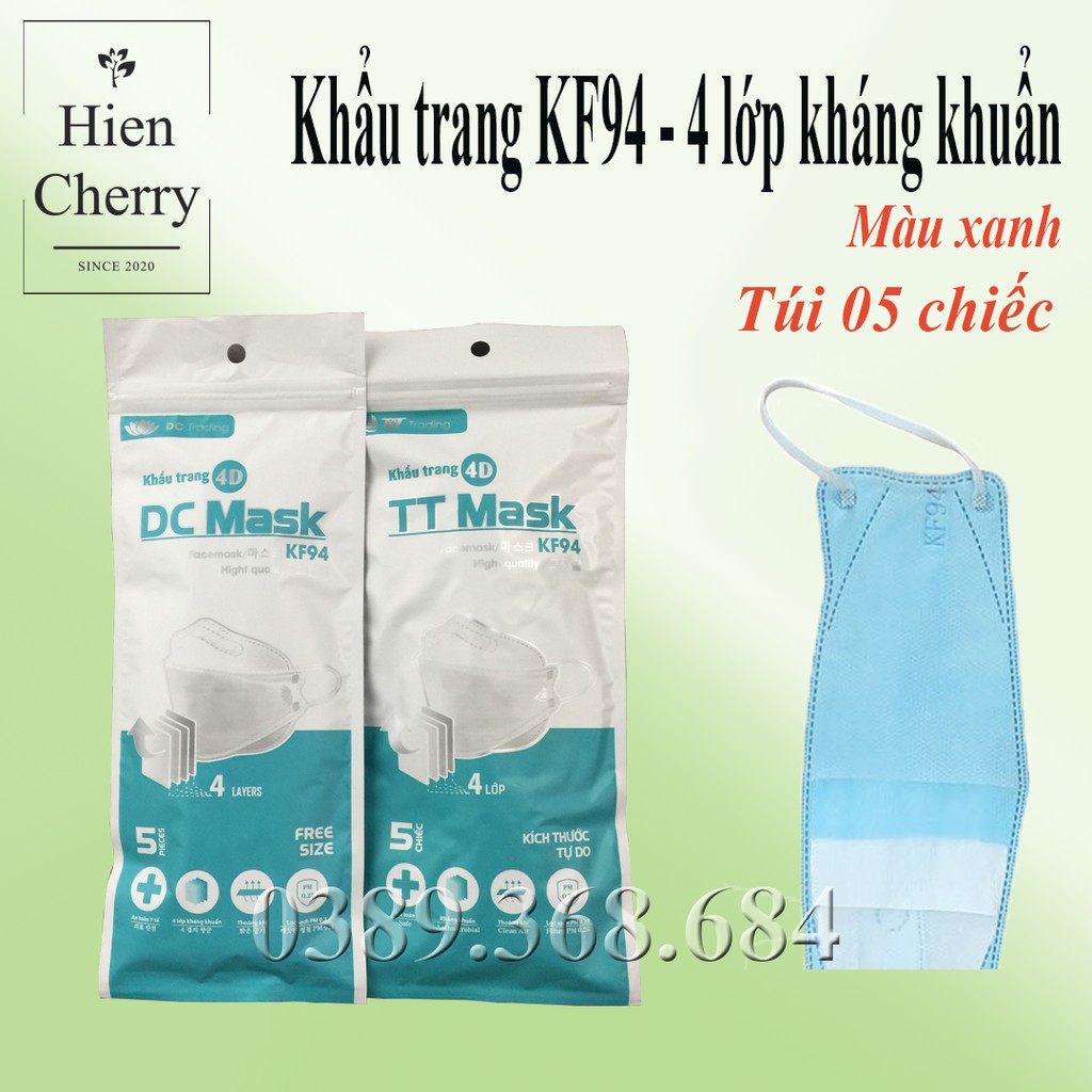 [Chính hãng] Khẩu trang KF94 - 4 lớp kháng khuẩn - Công nghệ Hàn Quốc | BigBuy360 - bigbuy360.vn