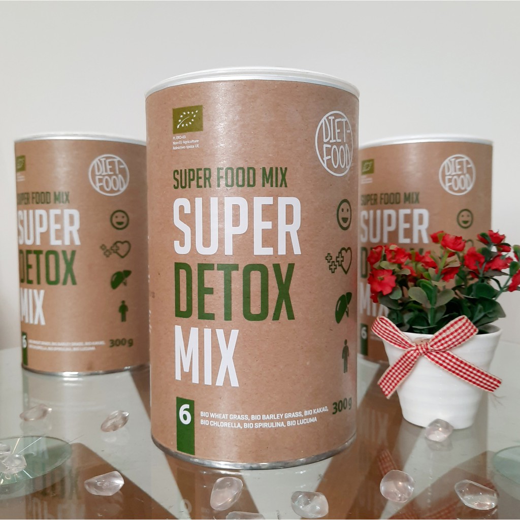 Bột thải độc cơ thể hữu cơ Super detox mix 300g