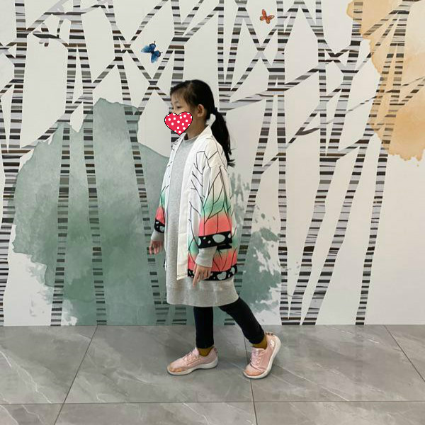 Áo khoác form rộng phong cách nhân vật Kamado Nezuko hoạt hình Demon Slayer: Kimetsu no Yaiba