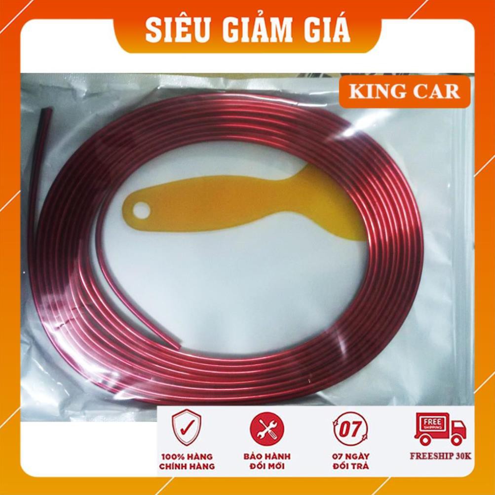 Chỉ viền, nẹp chỉ viền nhựa PVC mạ điện trang trí nội thất ô tô - Shop KingCar