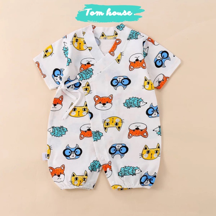 Bộ Body Yukata Mùa Hè Mỏng Mát Cho Bé Sơ Sinh 𝟏𝟐𝐁𝐃𝐃𝐔