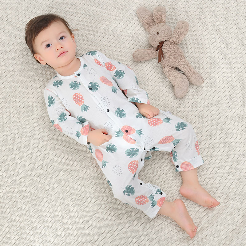 Jumpsuit Cotton Họa Tiết Hoạt Hình Cho Bé