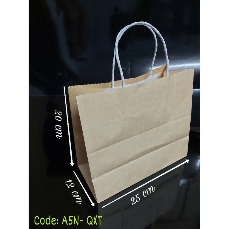 Combo 50 túi giấy kraft