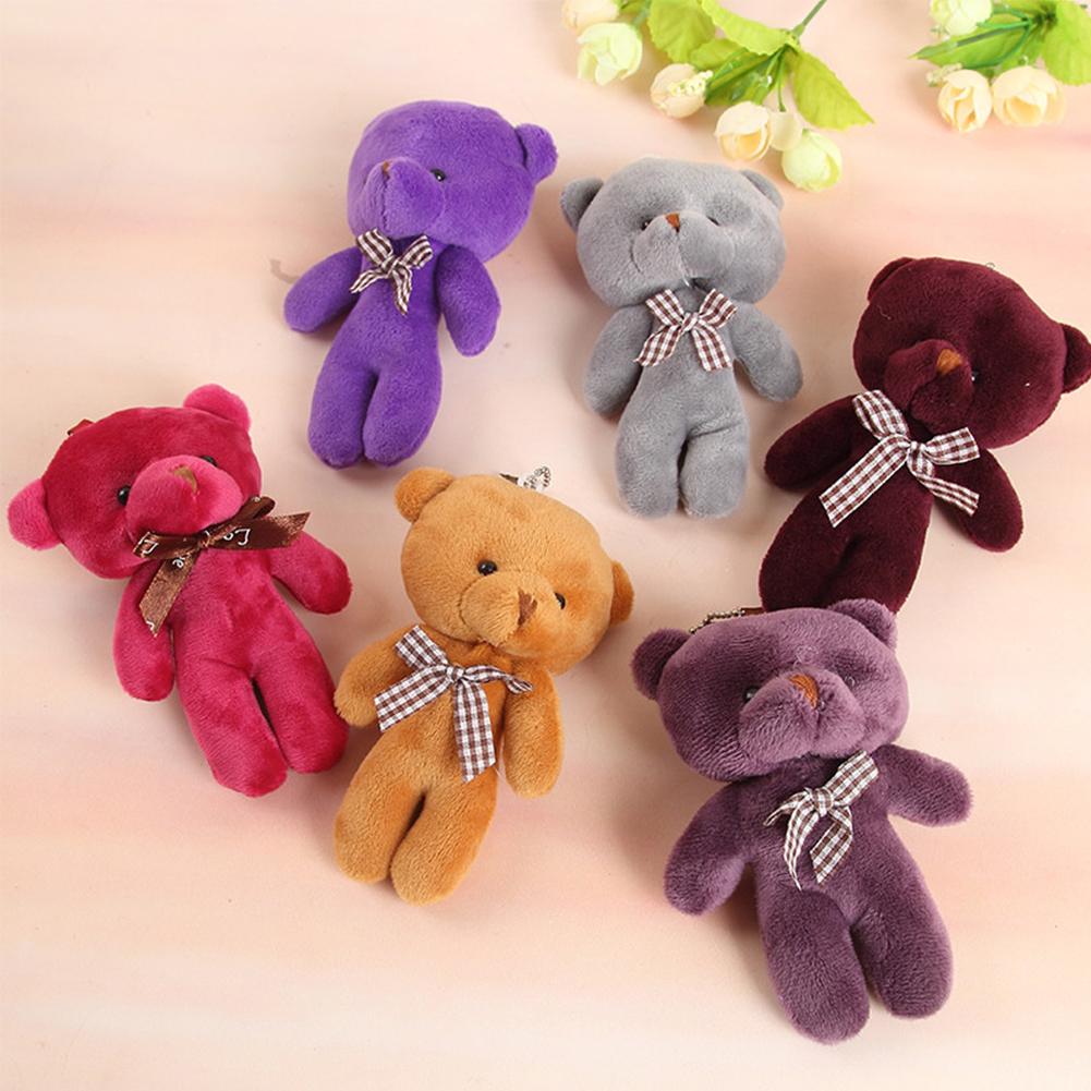 1 Gấu Bông Cotton Mềm Mại Kích Thước 12cm