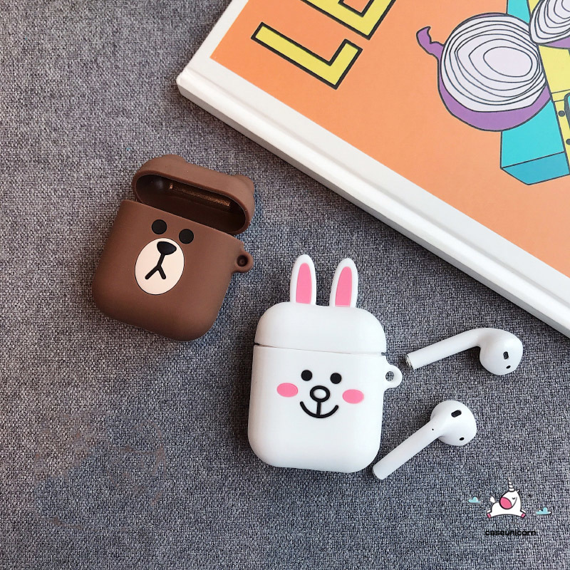 Vỏ bảo vệ hộp sạc tai nghe họa tiết Mickey dễ thương cho Airpods 1 / 2