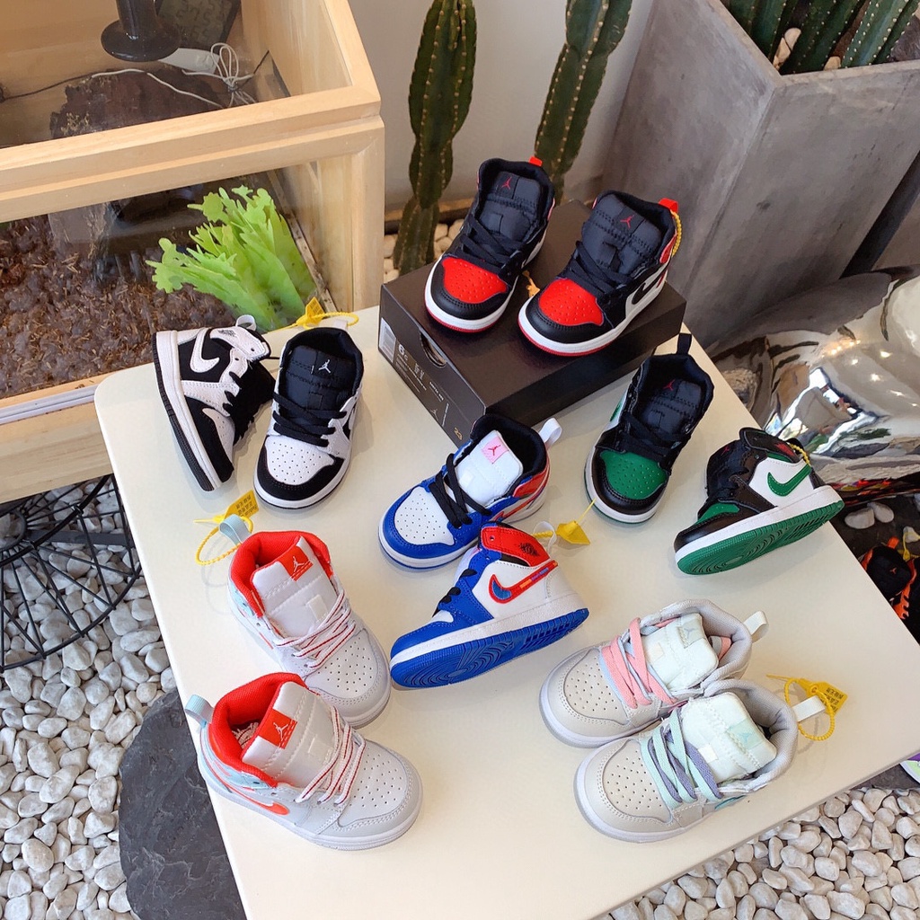 Giày Thể Thao Air Jordan1 AJ1 Thế Hệ 1 1-254* Có Sẵn Cho Bé