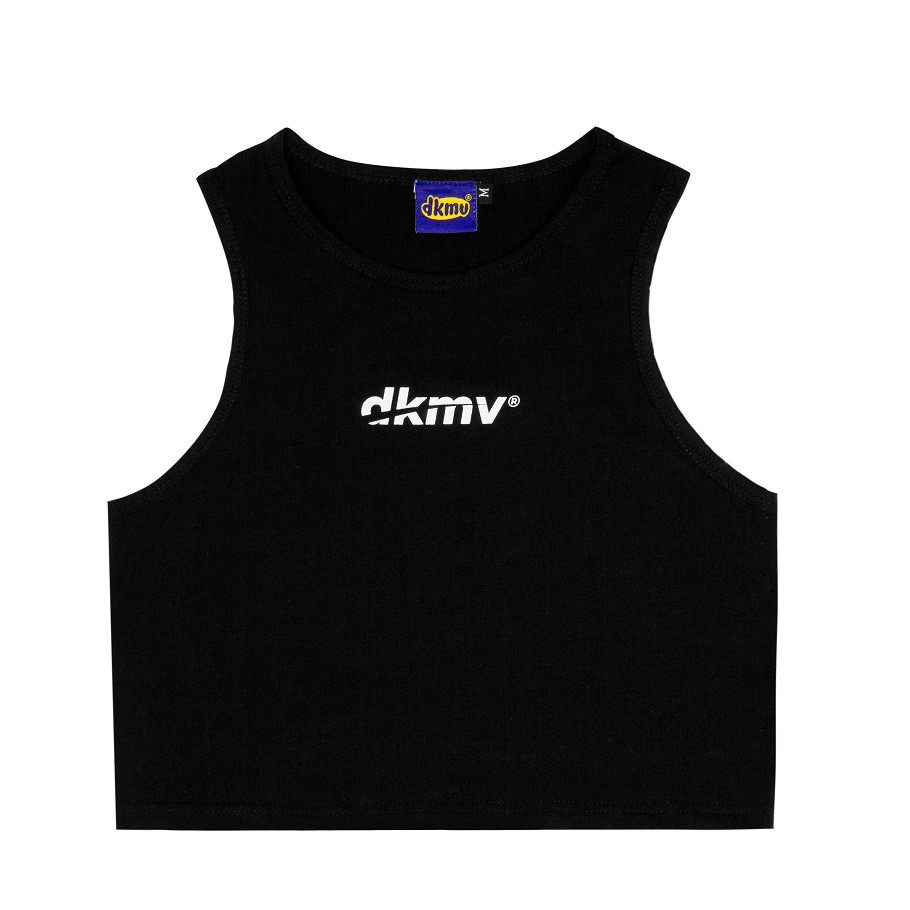 Áo tanktop nữ Don't Kill My Vibe màu đen, chất thun cotton thoáng mát - DKMV Black Logo Tanktop