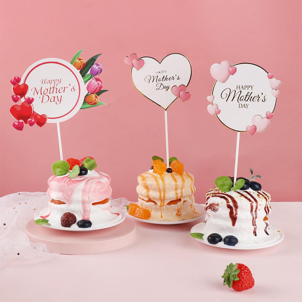 .Phụ Kiện Trang Trí Bánh Kem Chữ Happy Mother 'S Day