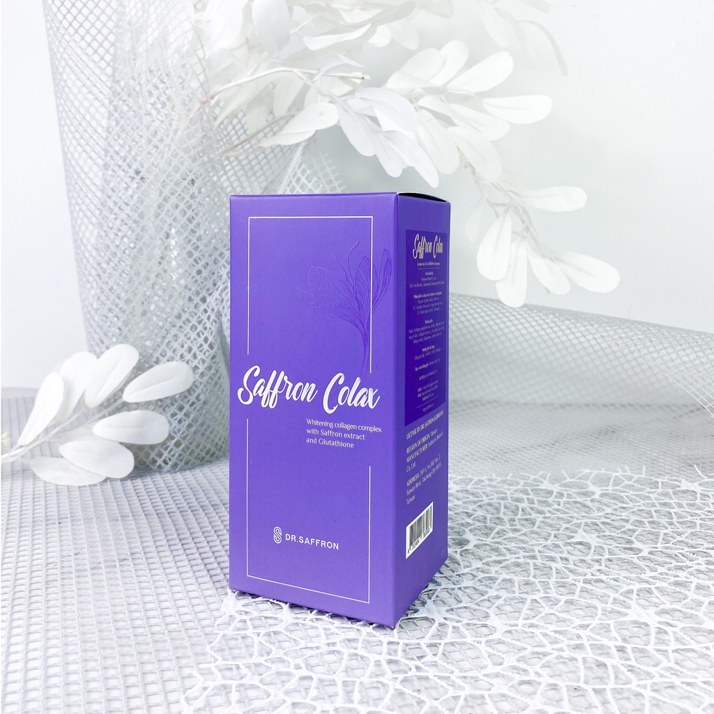 Collagen Saffron Colax hộp 7 túi 30ml - Collagen cô đặc thương hiệu Dr.Saffron