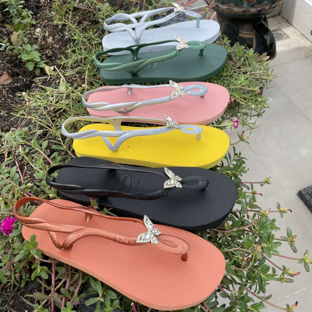 Dép kẹp sandal nữ xỏ ngón quai hậu, nhiều màu êm ái thời trang
