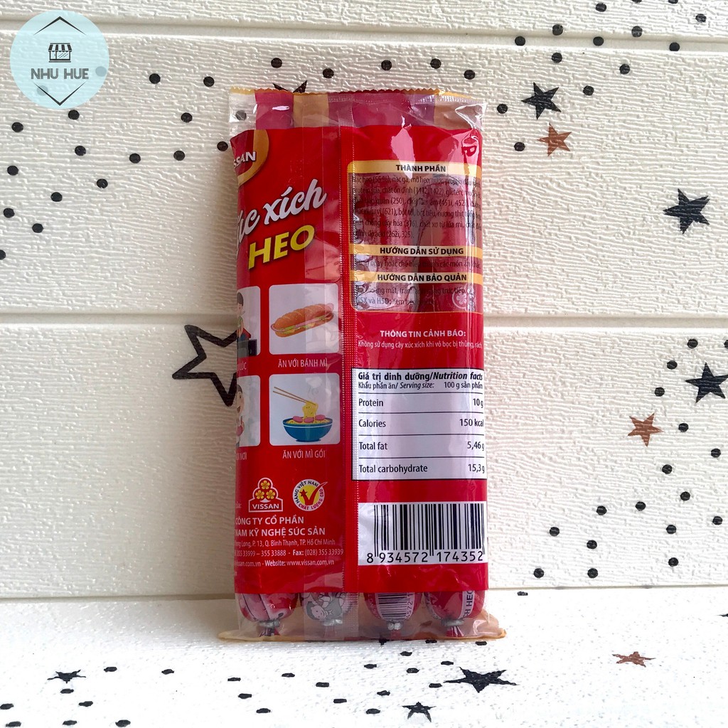 Xúc xích heo Vissan loại lớn