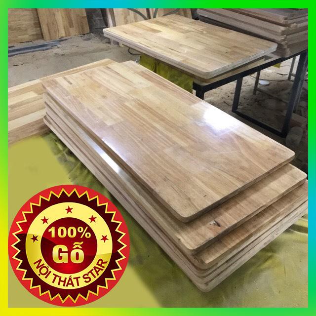 [100% gỗ] Mặt bàn gỗ cao su 60cmx120cm,Mặt bàn | BigBuy360 - bigbuy360.vn