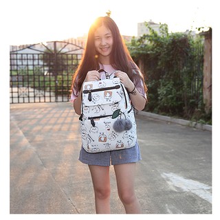 Balo nữ Tuzki chất vải cao cấp phong cách Hàn Quốc