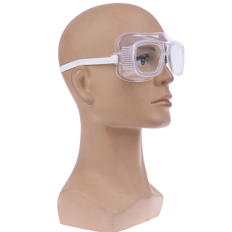 [newwellknown 0610] Clear vented safety goggles eye protection protective lab anti impact glasses