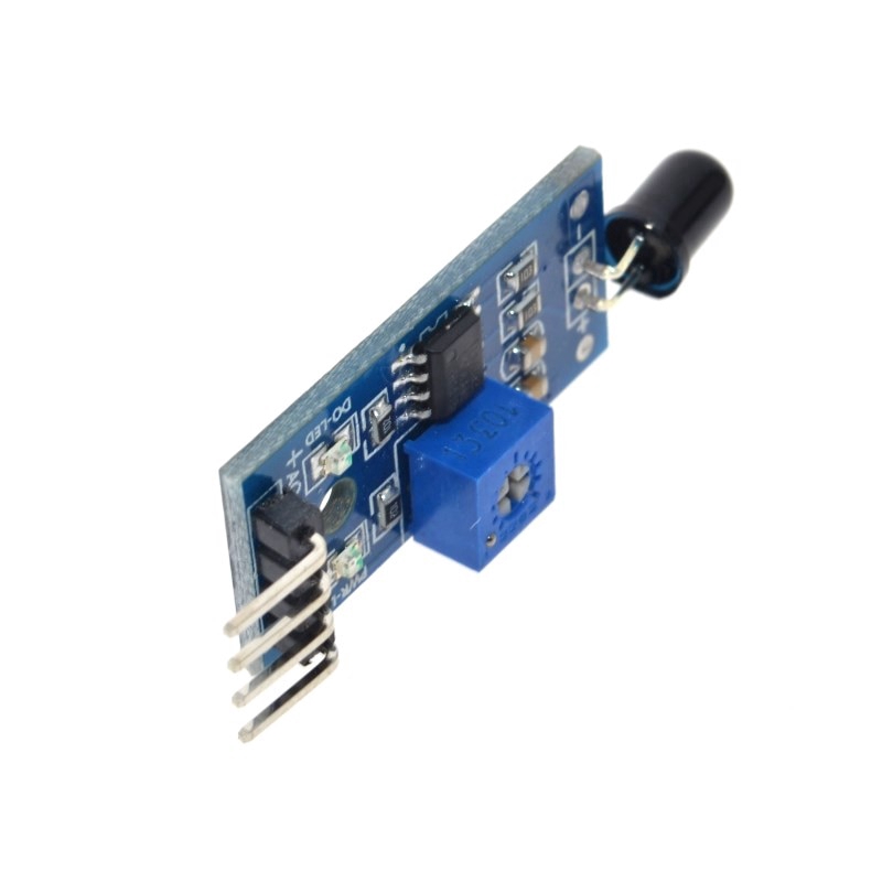 4 Pin IR Ngọn Lửa Phát Hiện Cảm Biến Đầu Báo Cháy Thu Hồng Ngoại cho Arduino DIY