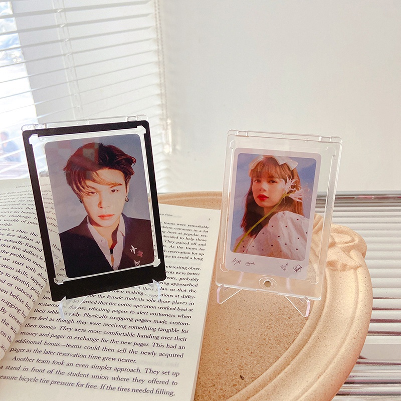 Khung Đựng Thẻ ID Bằng Acrylic Trong Suốt Tiện Dụng