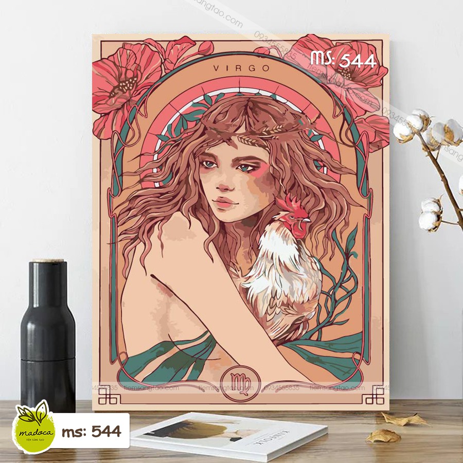 Tranh tô màu Xữ Nữ T544