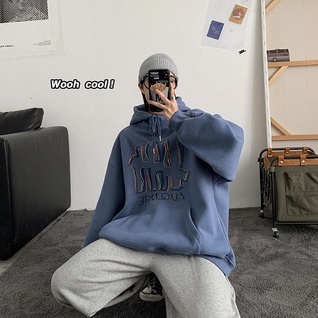 Áo hoodie IELGY form rộng phong cách Harajuku Hàn Quốc có size lớn cho nữ