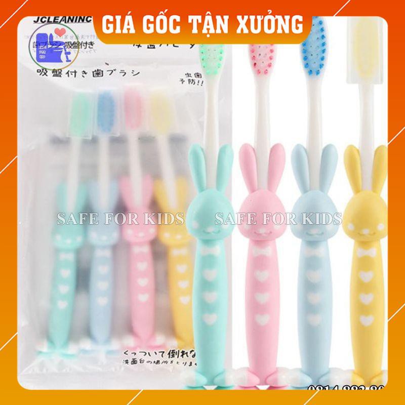 Bàn Chải Đánh Răng Cho Bé Hình Thú Ngộ Nghĩnh, Lông Chải Mềm Nâng Niu Răng Bé