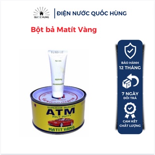 Bột bả Matít ,bột bả ATM nhập khẩu Thái Lan hộp 1kg + tặng kèm phụ gia 25g - Điện Nước Quốc Hùng