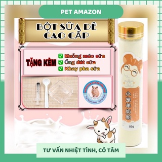 BỘT SỮA DÊ CAO CẤP DÀNH CHO HAMSTER✔tặng thìa múc sữa ✔ tặng ống đút sữa✔tặng khay pha sữa