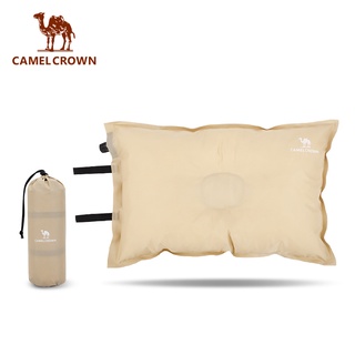 Gối bơm hơi tự động CAMEL CROWN hình vương miện tiện dụng mang đi cắm trại