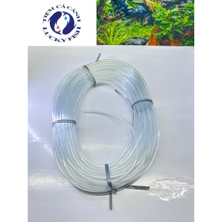 Cuộn dây oxy 4ly dài 1m - 5m dùng cho máy sục sủi thổi khí bể cá