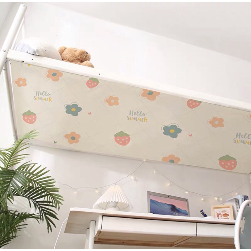 Tấm mái che bụi giường kí túc xá sinh viên có nam châm tự dính