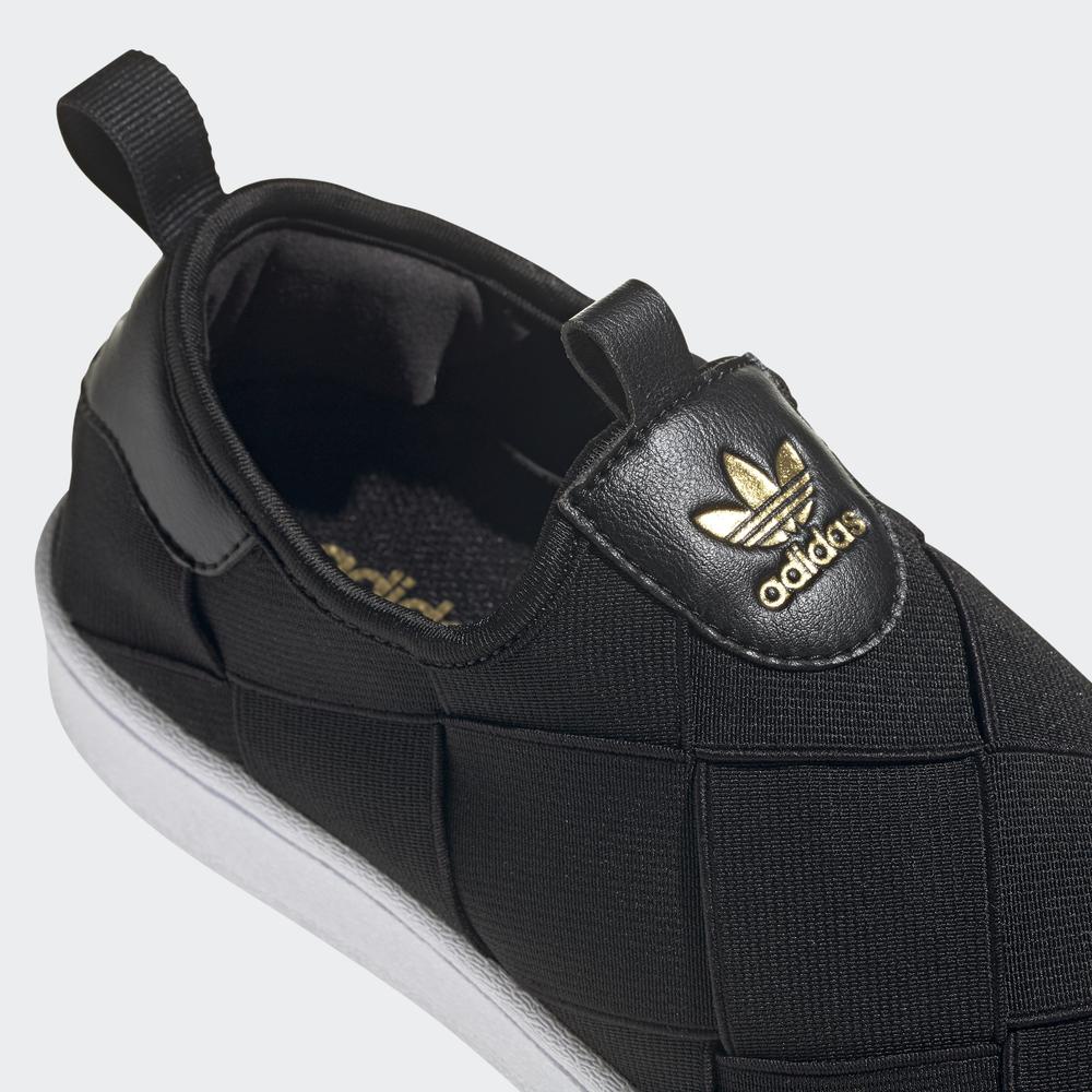  Giày adidas ORIGINALS Nữ Slip-On Superstar Màu Đen FV3187