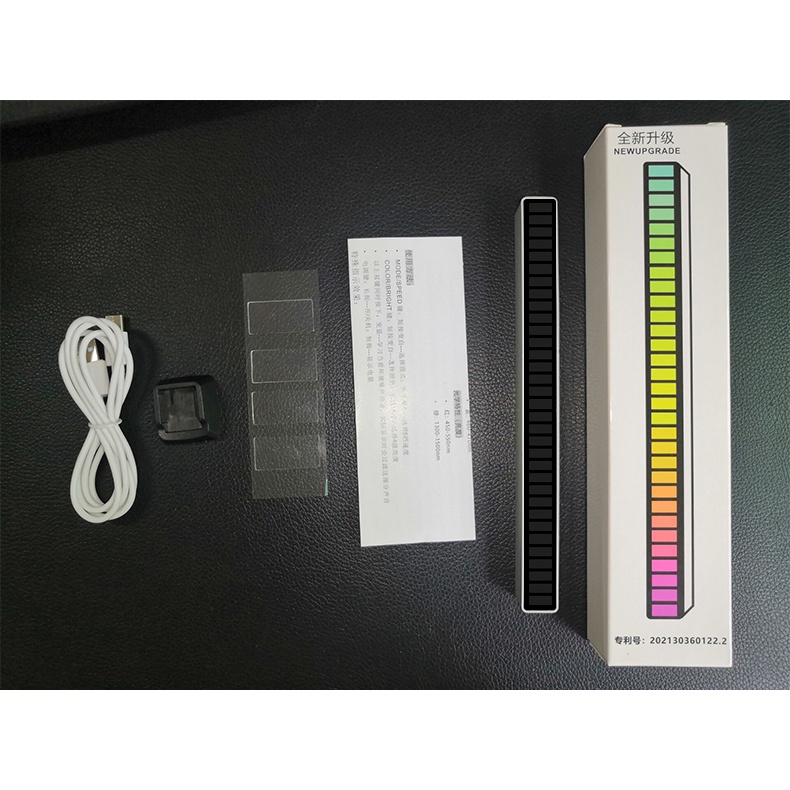 Thanh Đèn Led RGB Nháy Theo Nhạc Cảm Biến Âm Thanh 16 Triệu Màu, Đèn Trang Trí Decor Phòng