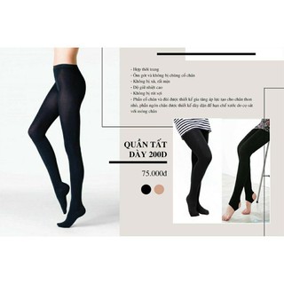 Quần tất lót nỉ gẫm gót