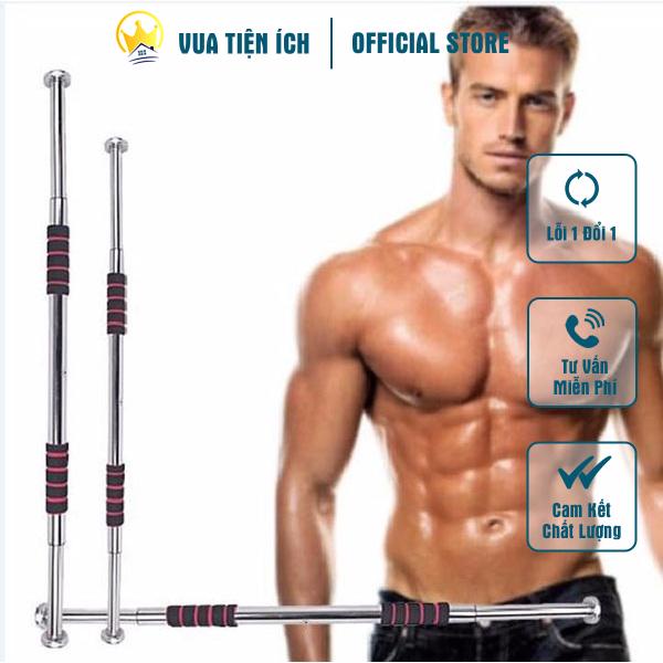 Thanh tập xà đơn tập thể hình gắn cửa tháo lắp dễ dàng phù hợp tập gym tại nhà
