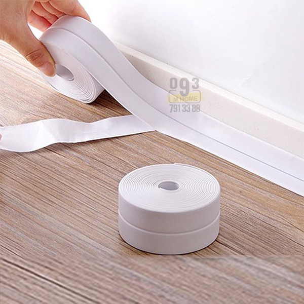 Ron Keo Băng Dán Cạnh Góc Bếp, lavabo, Tường Nhà Dài 3.2 mét x Rộng 3.8cm