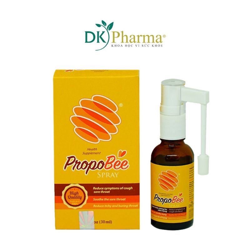 ✅ Xịt Họng Keo Ong Giảm Ho, Đau Rát, Viêm Họng DK Pharma PropoBee Spray