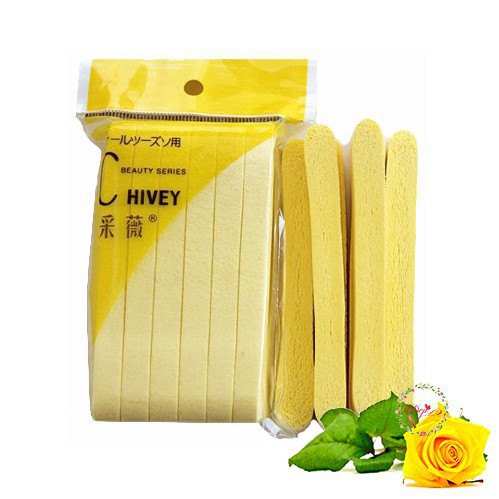 Mút bọt biển HIVEY (12 MIẾNG), bông nở [ MÃ F302 ]