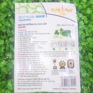 COMBO 3 MIẾNG MẶT NẠ DƯỠNG DA CAO CẤP DƯA LEO