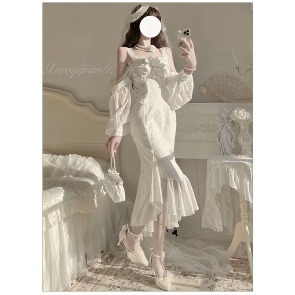 YAS0754-Sườn xám đuôi cá melonshow