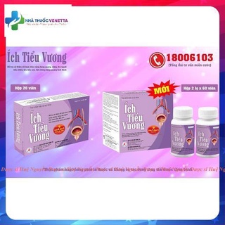 Ích tiểu vương lọ 120 viên hỗ trợ giảm tiểu đêm, tiểu són, tiểu nhiều lần rối loạn chức năng bàng quang