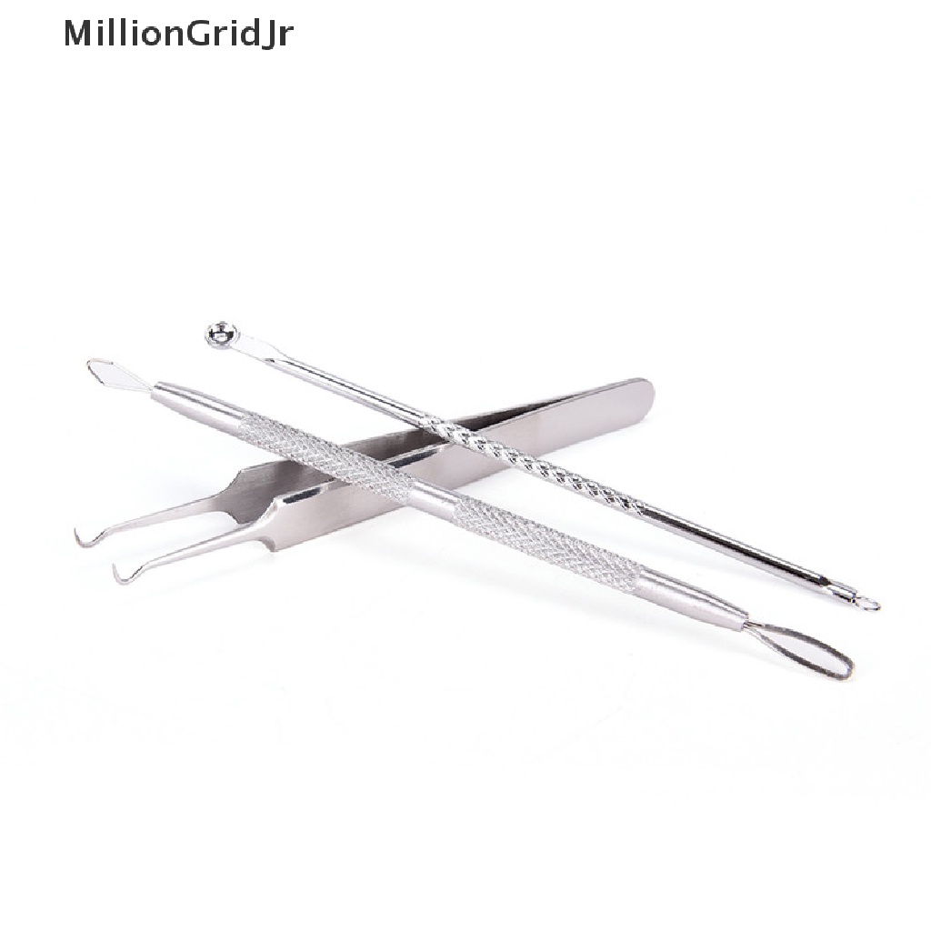 Set 3 Dụng Cụ Nặn Mụn Bằng Inox Tiện Dụng