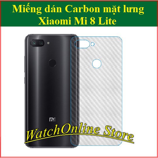Dán carbon Xiaomi Mi 8 Lite / Mi 8 / Mi 8 SE / Mi 8 pro